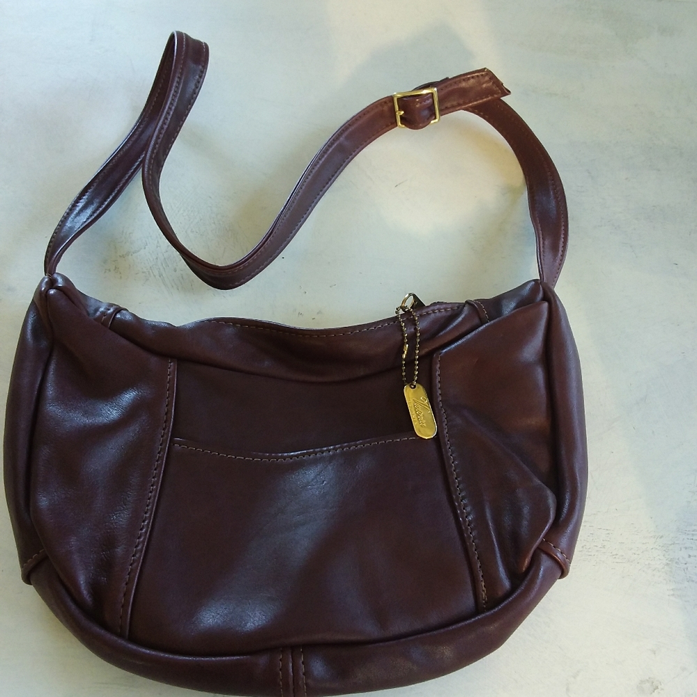 SOLD Real leather small hand bag